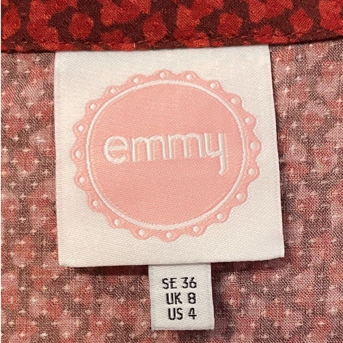 Emmy Design Sweden That Same Old Favorite Blouse Red Print 1930s Retro Academia