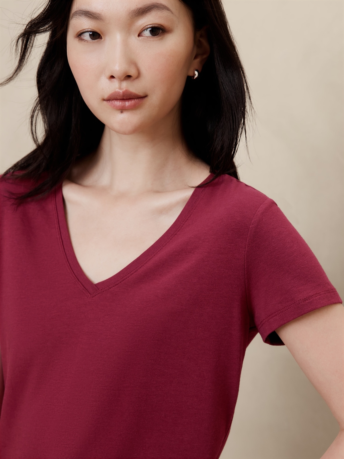 Banana Republic Timeless Tee T Shirt Top WHITE, BLACK or BLUE NEW XXS-XL/PS