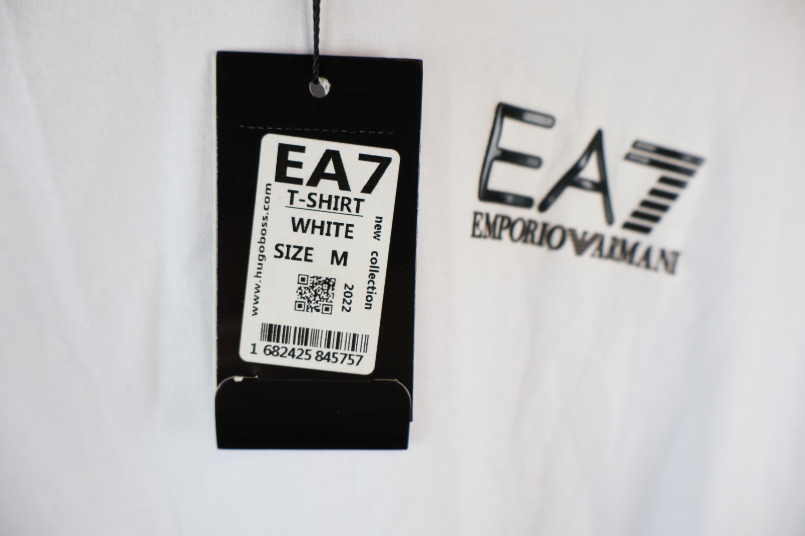 EA7 Emporio Armani Logo T-Shirt Made in Italy (White, M) BNWT £85