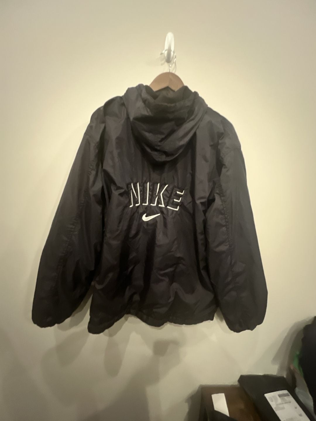 Vintage Y2k Nike Fleece-Lined Logo Windbreaker Jacket VOS sports collab