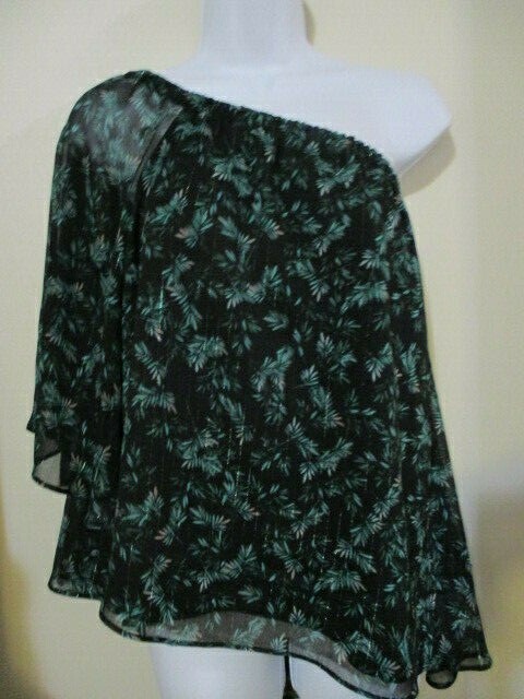 A.N.A. Convertible Top – Wear 2 Ways Black/Green/Silver 100% Polyester LARGE