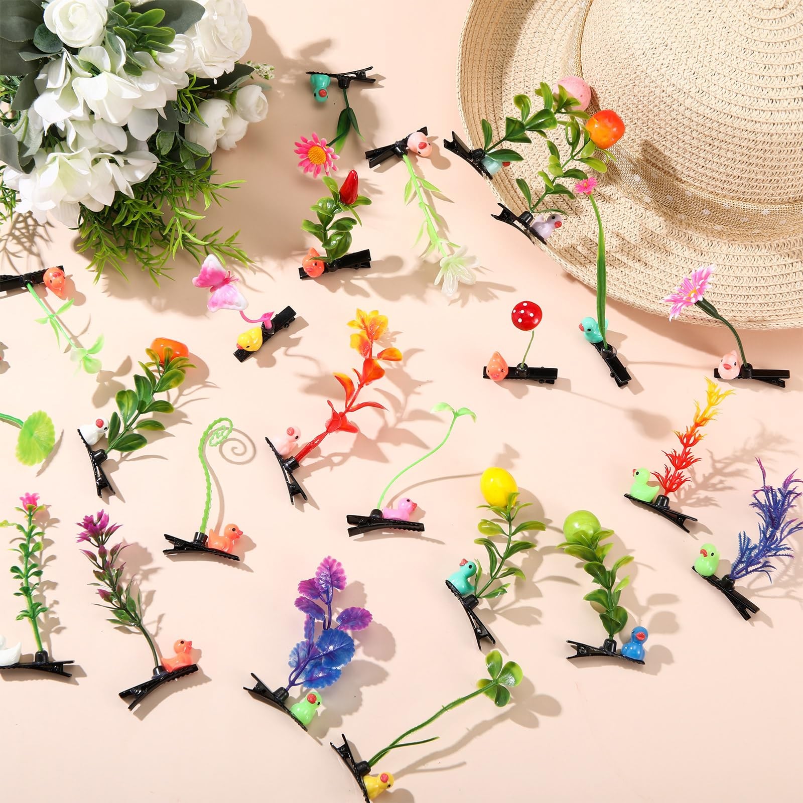 Tigeen 30 Pcs Rave Trinkets Festival Sprout 1 Count (Pack of 30), Multicolor