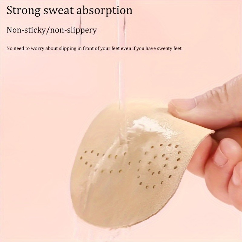 4Pcs Self-Adhesive Forefoot Pads, Non-Slip for Sandals & High Heels