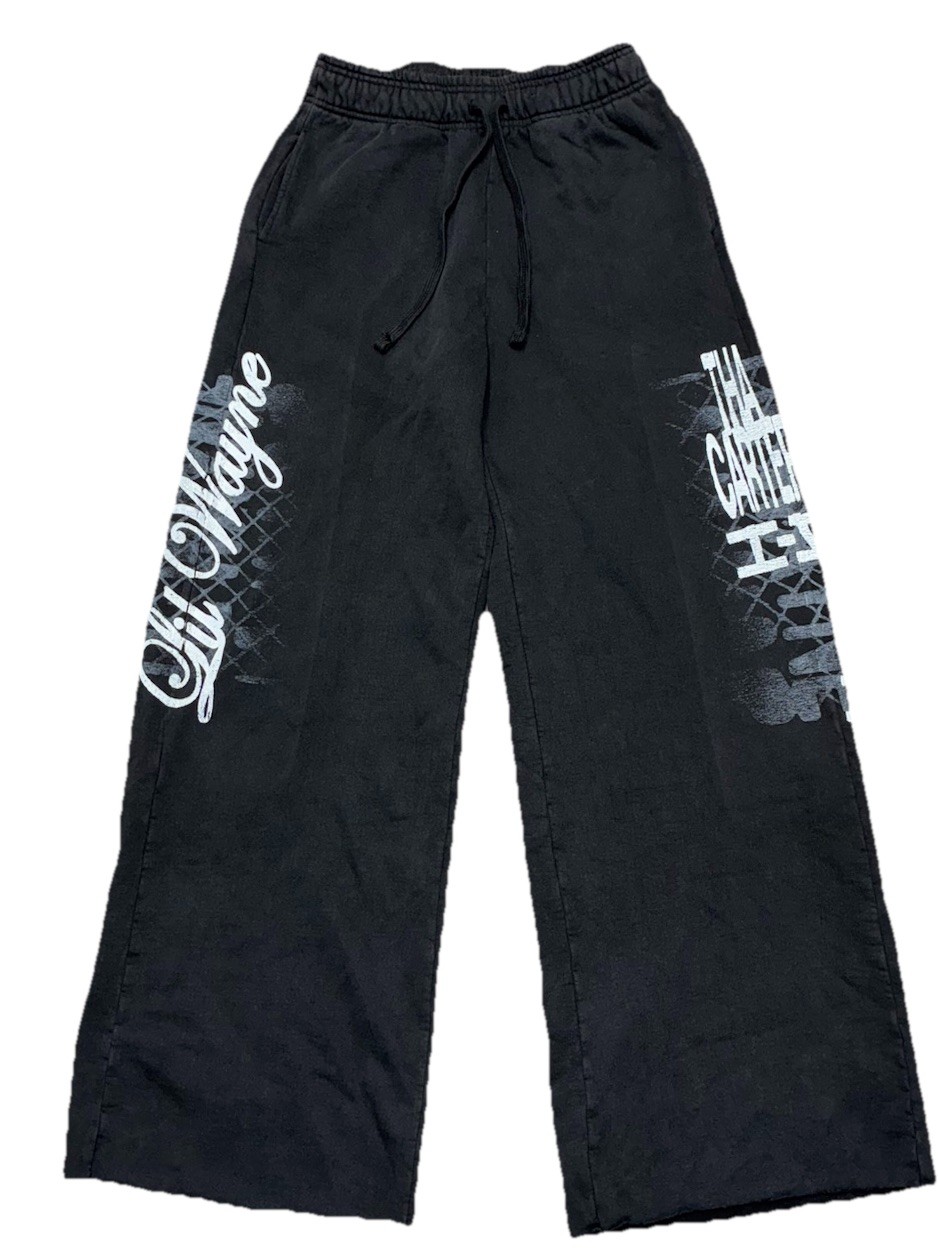 Lil Wayne Sweatpants M Black Tha Carter Collection Wide Tour Merch NEW