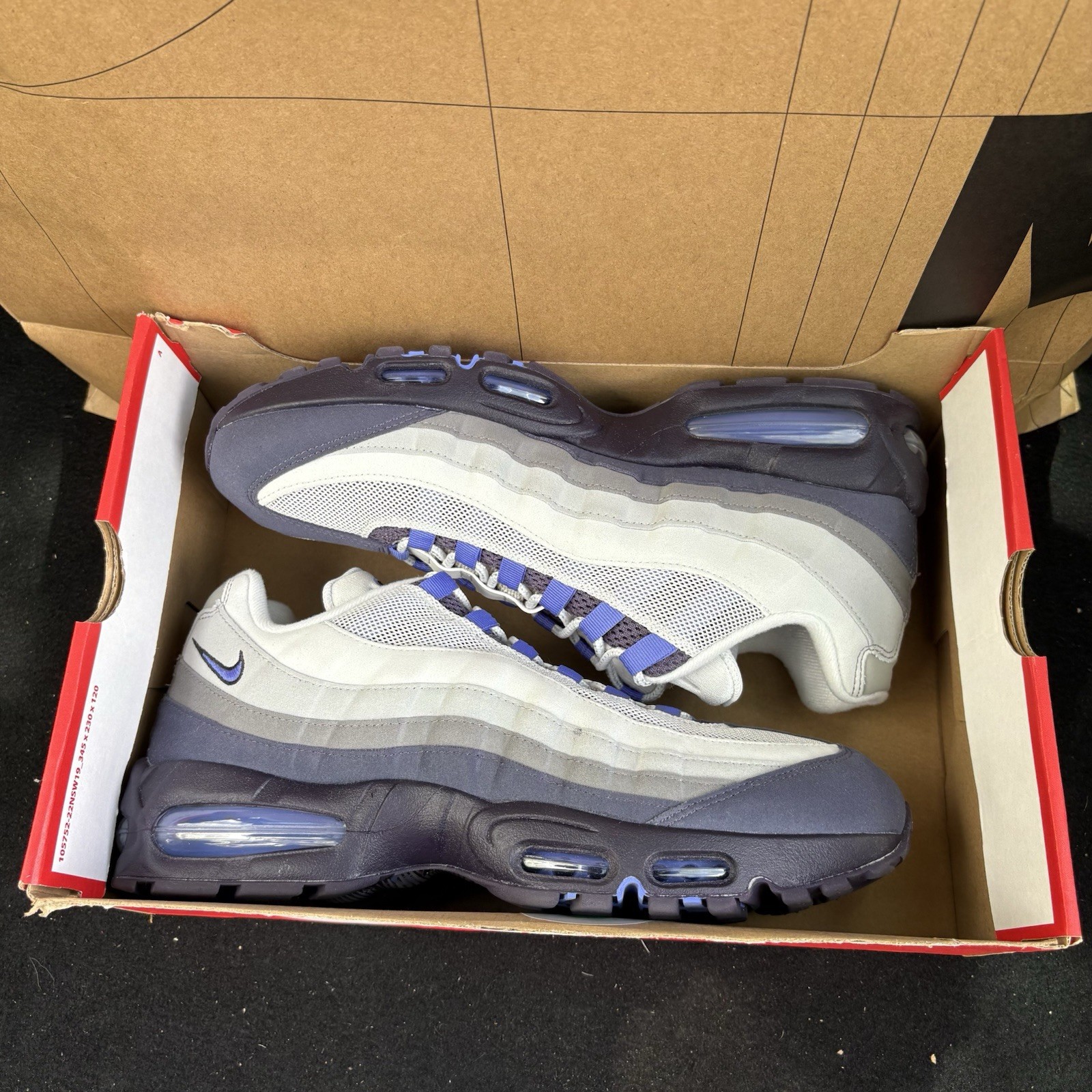 NEW Nike Air Max 95 OG Big Bubble Photon Purple Dynasty NBY HM4740-009 Size 11.5