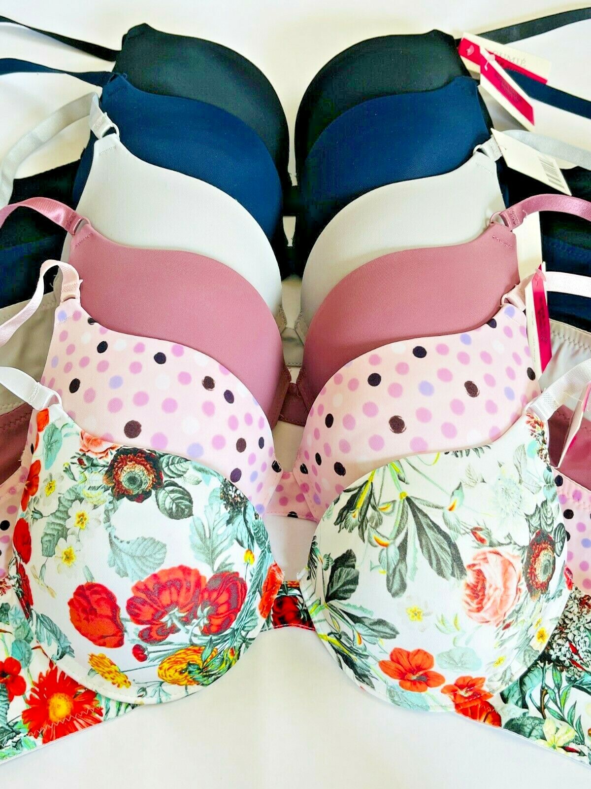 Extreme Ultimate Padding Power Lift Add 2 Cup Sizes Bras 3 Hook Push Up Bra 7099