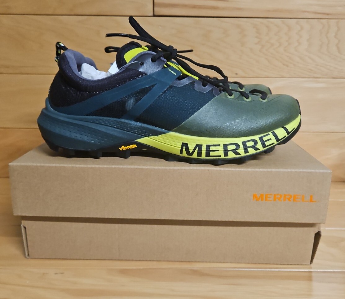 Merrell MTL MQM Womens Hiking TRAIL Running 7.5 Shoe Sneaker Hi Vize Jade Green