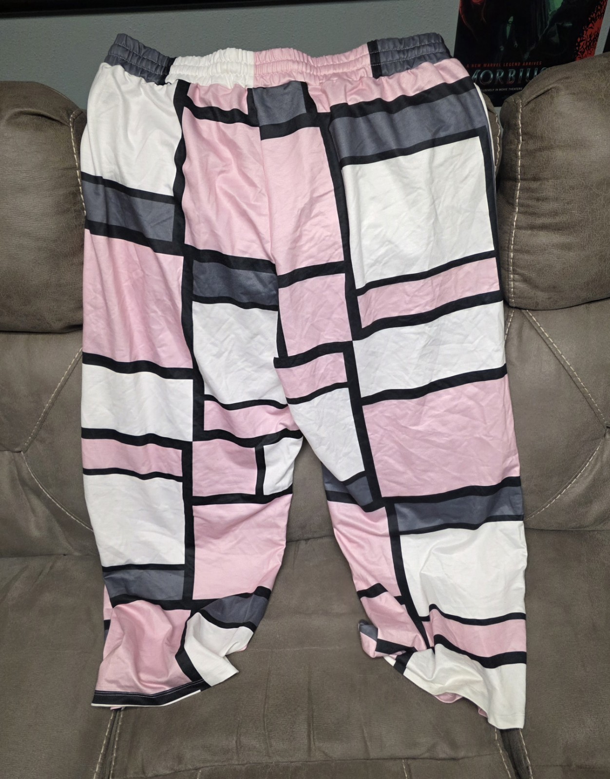 Geometric Color-Block Hoodie and pants set in 4x size