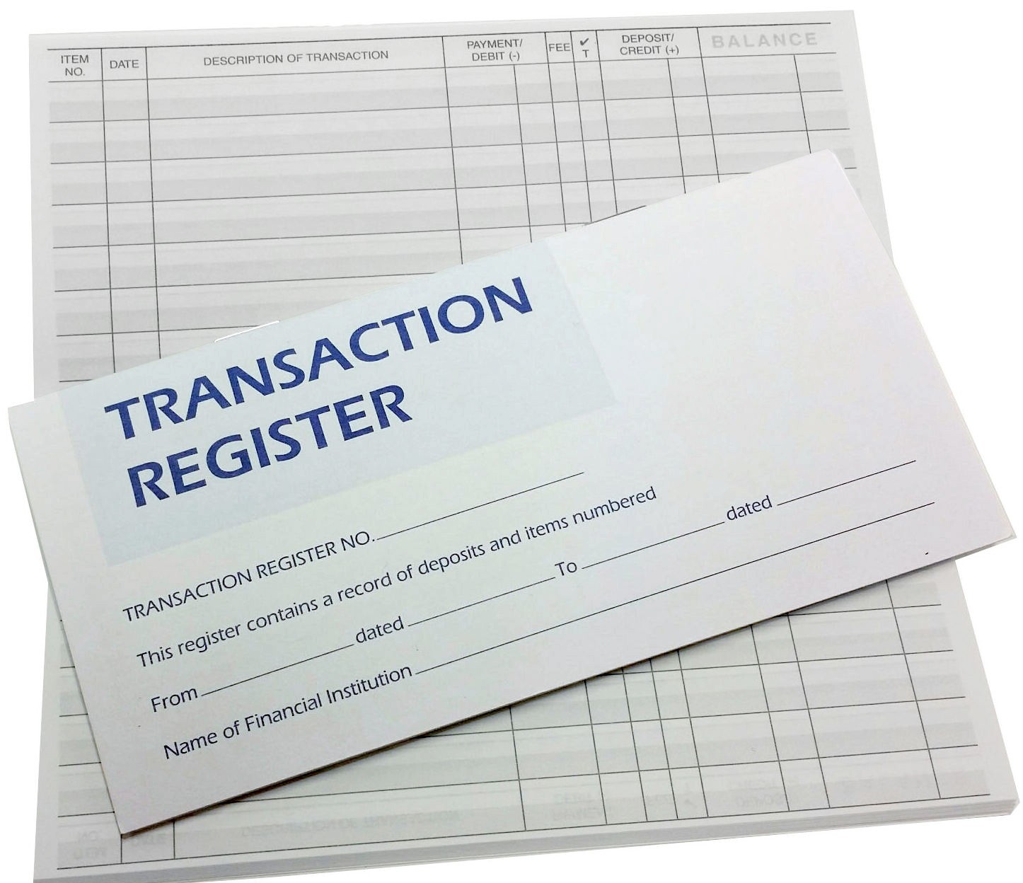 America Eagle Checkbook Cover & 50 Page Transaction Register Bank Book