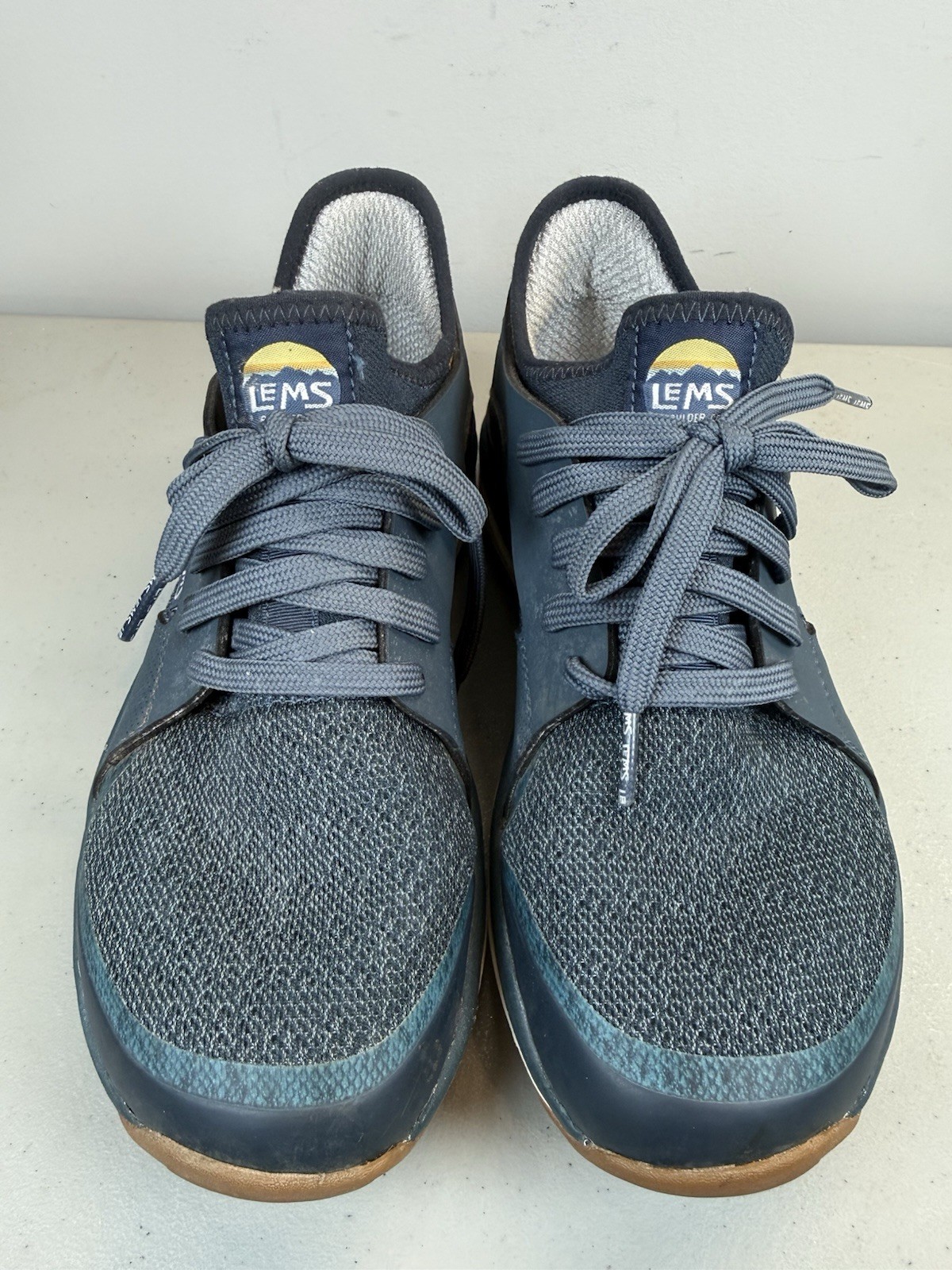 LEMS Mesa Mesh Hydrid Trail Shoe Sneaker Coastal Blue MENS 8M Shoes
