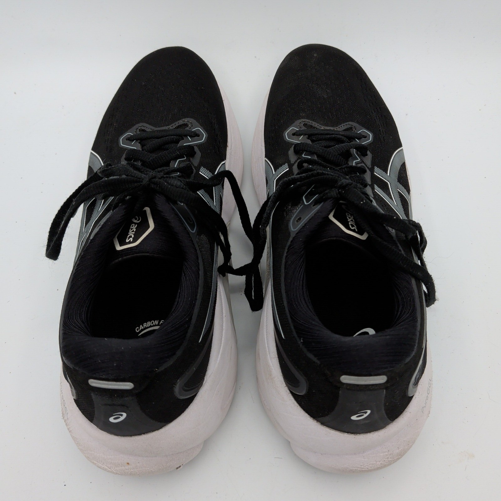 ASICS GEL-Kayano 30 Womens Running Shoes Black White 1012B357 Size 9.5