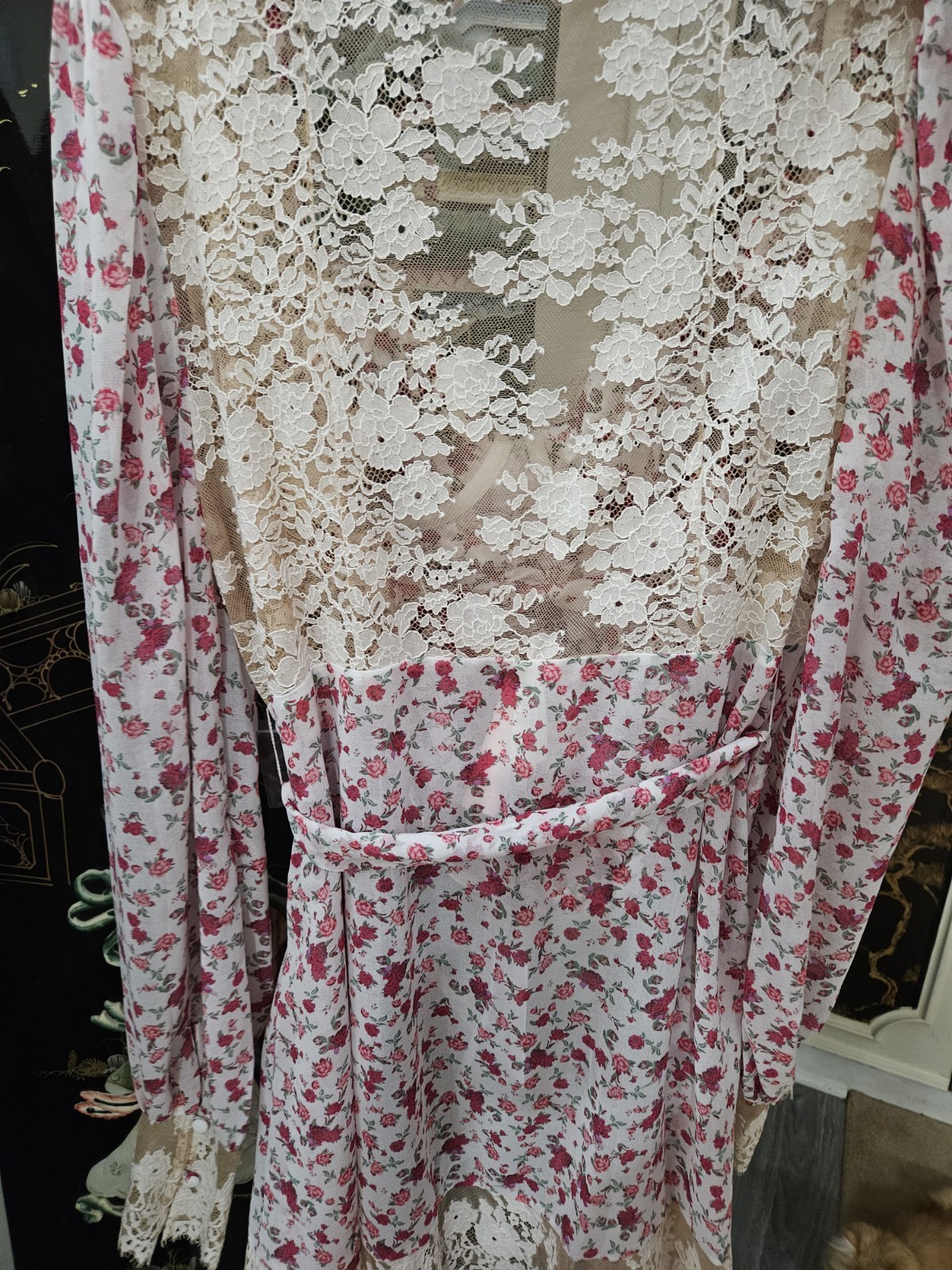 Victorias Secret Robe Chamisole, Panty Set