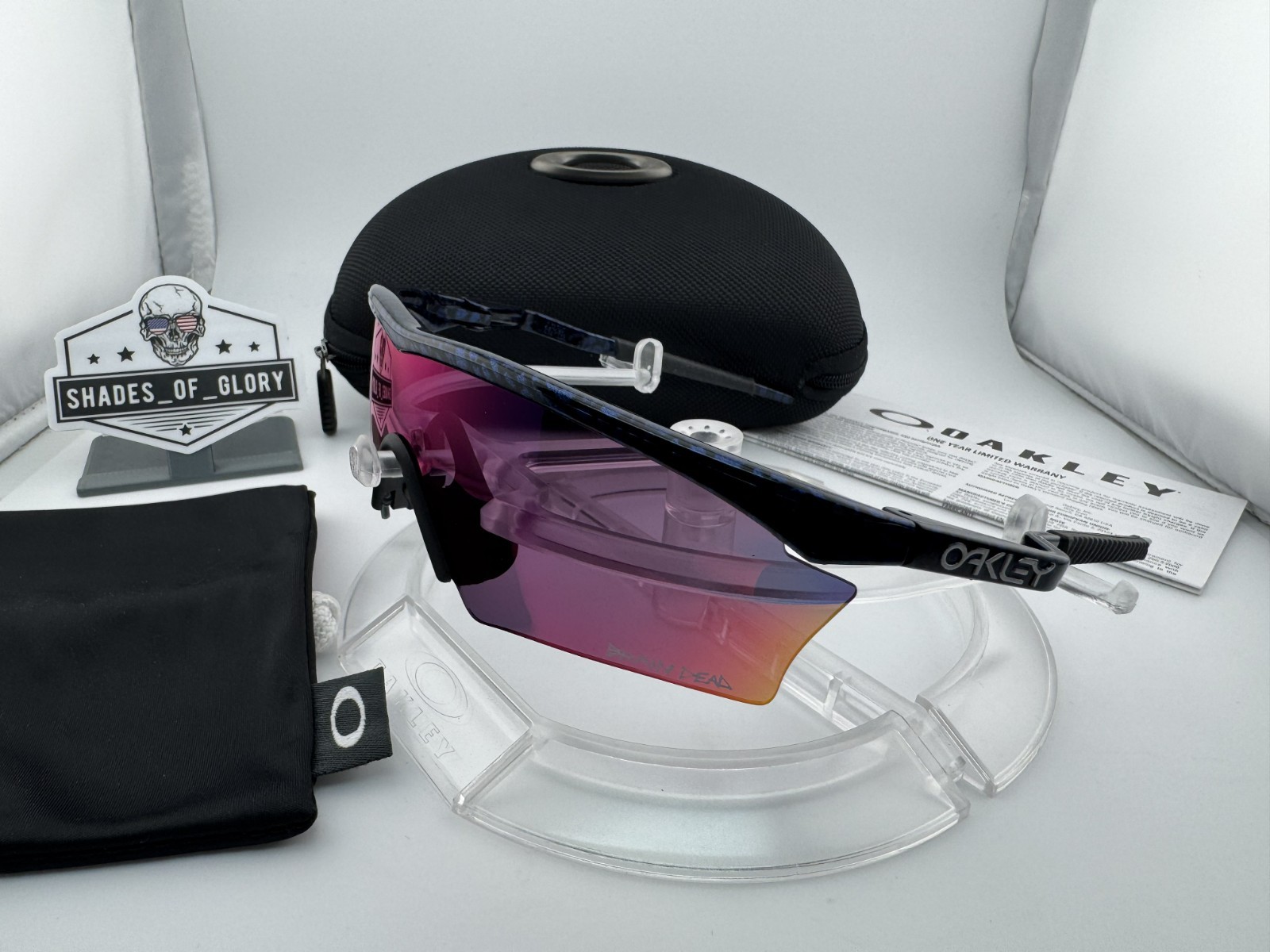 OAKLEY MUMBO BRAIN DEAD M FRAME PLANET X PRIZM ROAD HYBRID SUNGLASSES OO9435-07