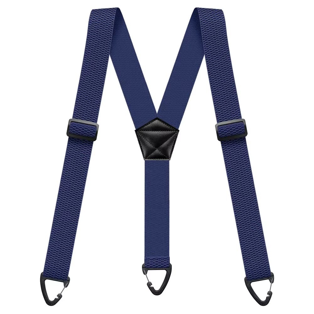 Heavy Duty Elastic Suspenders for Men Trouser Pants Braces Strap Work Belt US