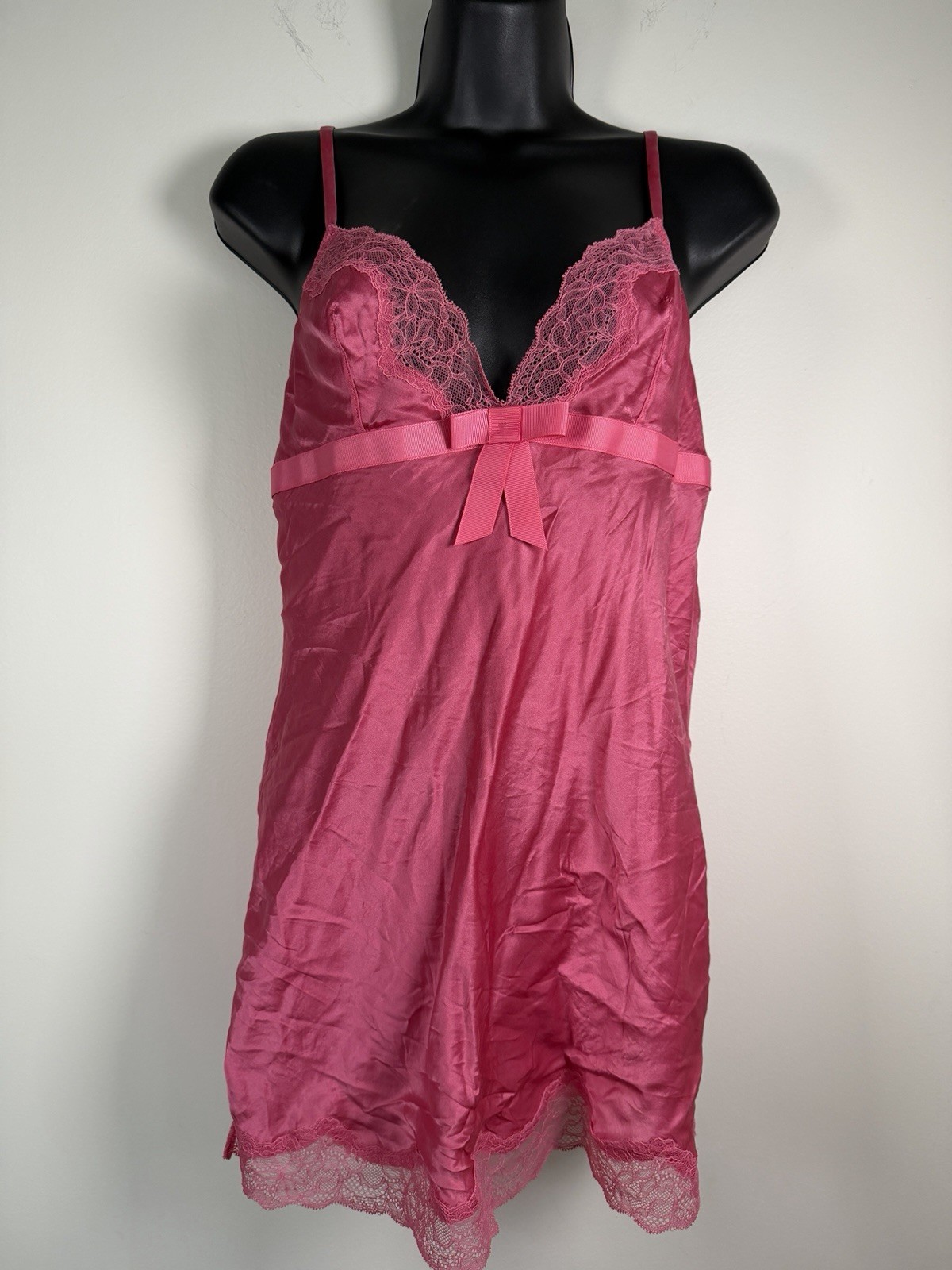 Victorias Secret Very Sexy Slip Hot Pink Size S Y2K Vintage