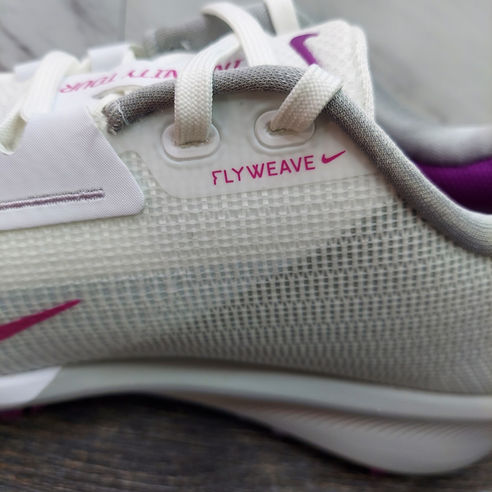 Nike Air Zoom Infinity Tour 2 Next % Golf Shoes Light Grey Purple FD0217 SZ 8.5