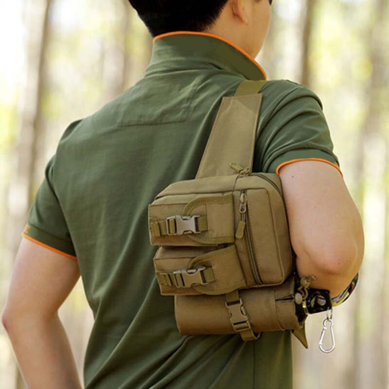 Tactical Waist Bag Waterproof Utility Belt with Water Bottle Holder Fanny Pack