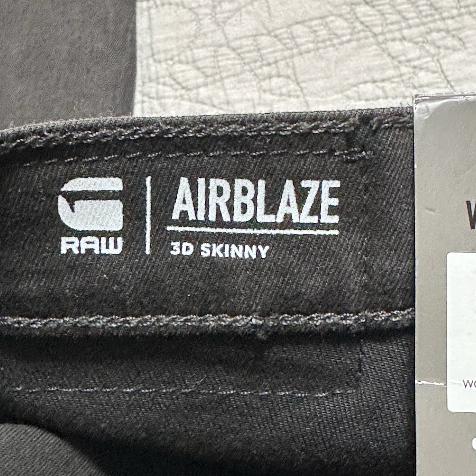 G-Star Raw NEW Men’s Airblaze 3D Skinny Jeans In Deep Black Sz.30×29” Bikercore