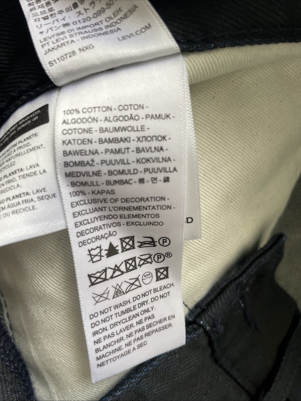 Levi’s Premium Men’s 578 Baggy Denim Jeans Tag Sz. 31Wx30 Measured 31X28 See Des