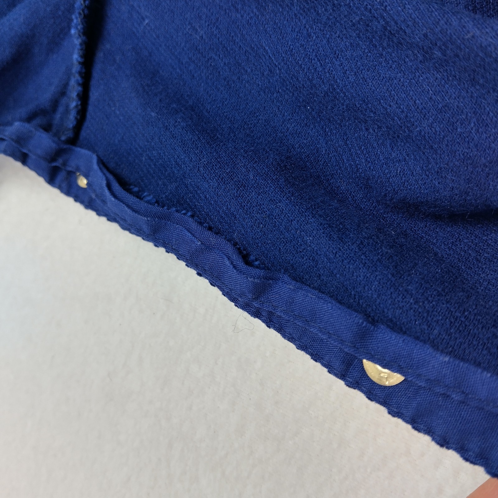 Vintage Overalls Blue Corduroy -12 Months- Snap Legs Farm Animals