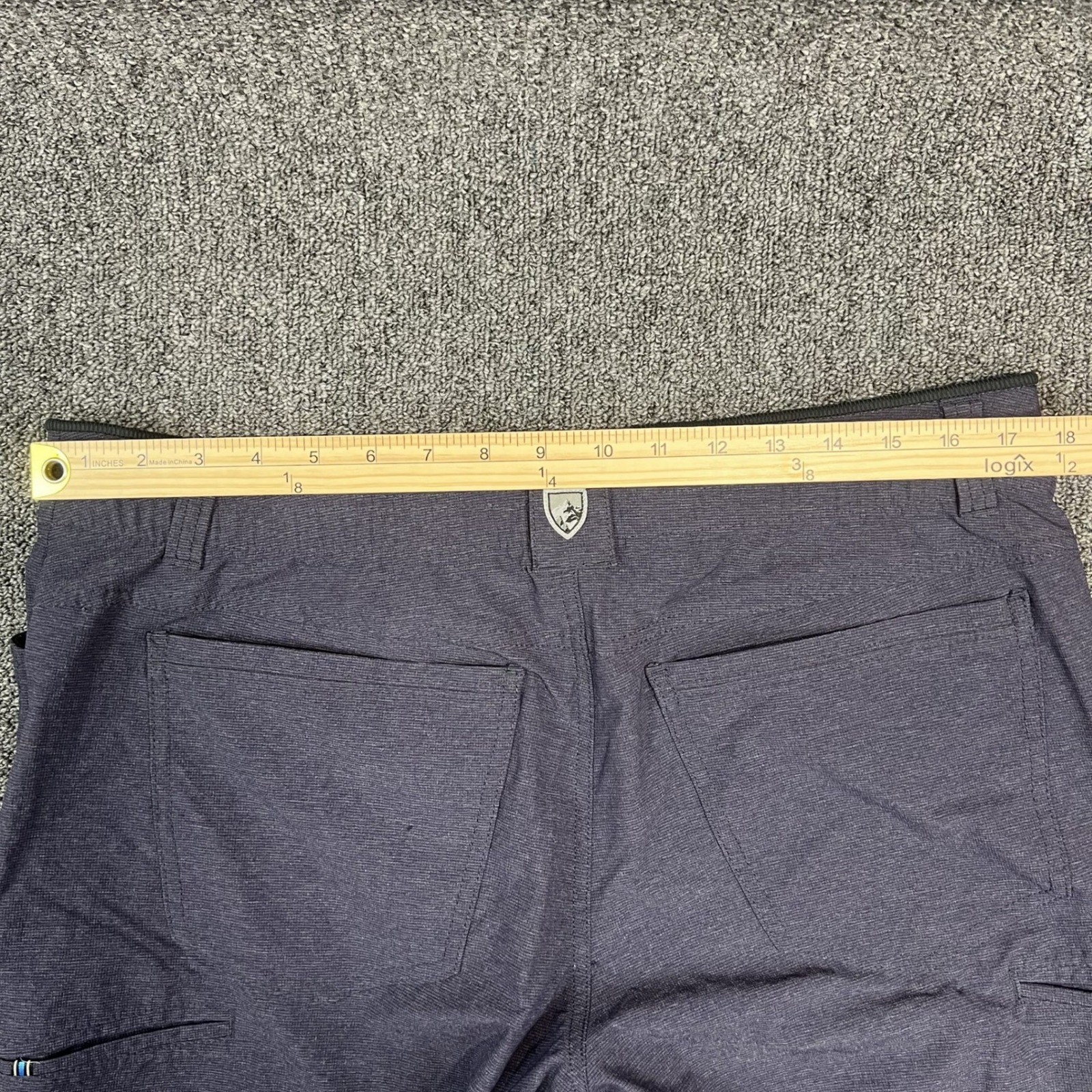 Kuhl Resistor Chino Pants 36×30 Blue Grey Technical Stretch Gorpcore Hiking 5261