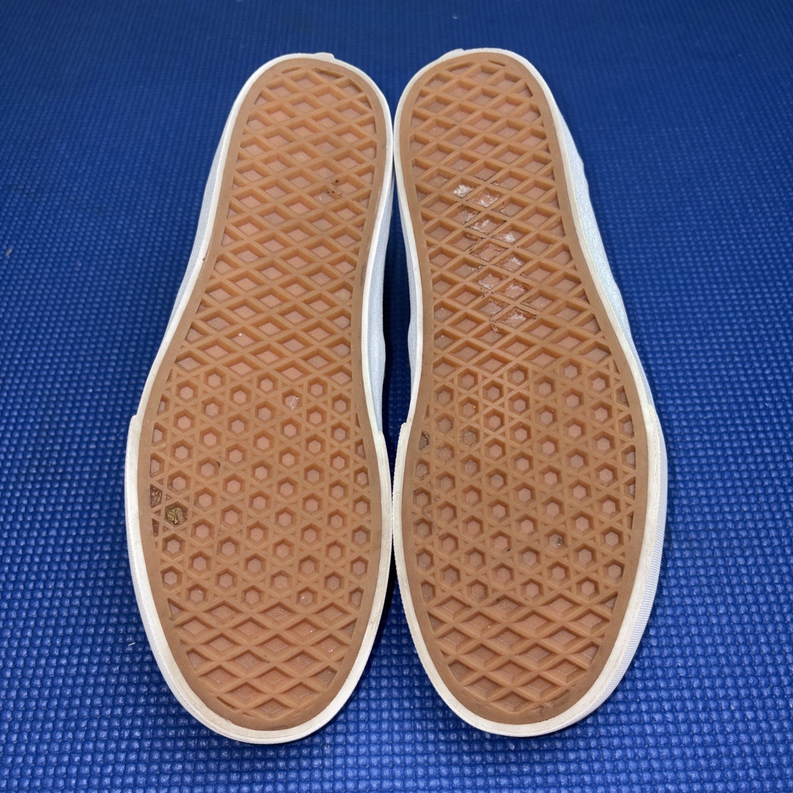 Vans Asher Green Plaid Flannel Slip-on Skate Shoe Women’s SIze 8/38.5