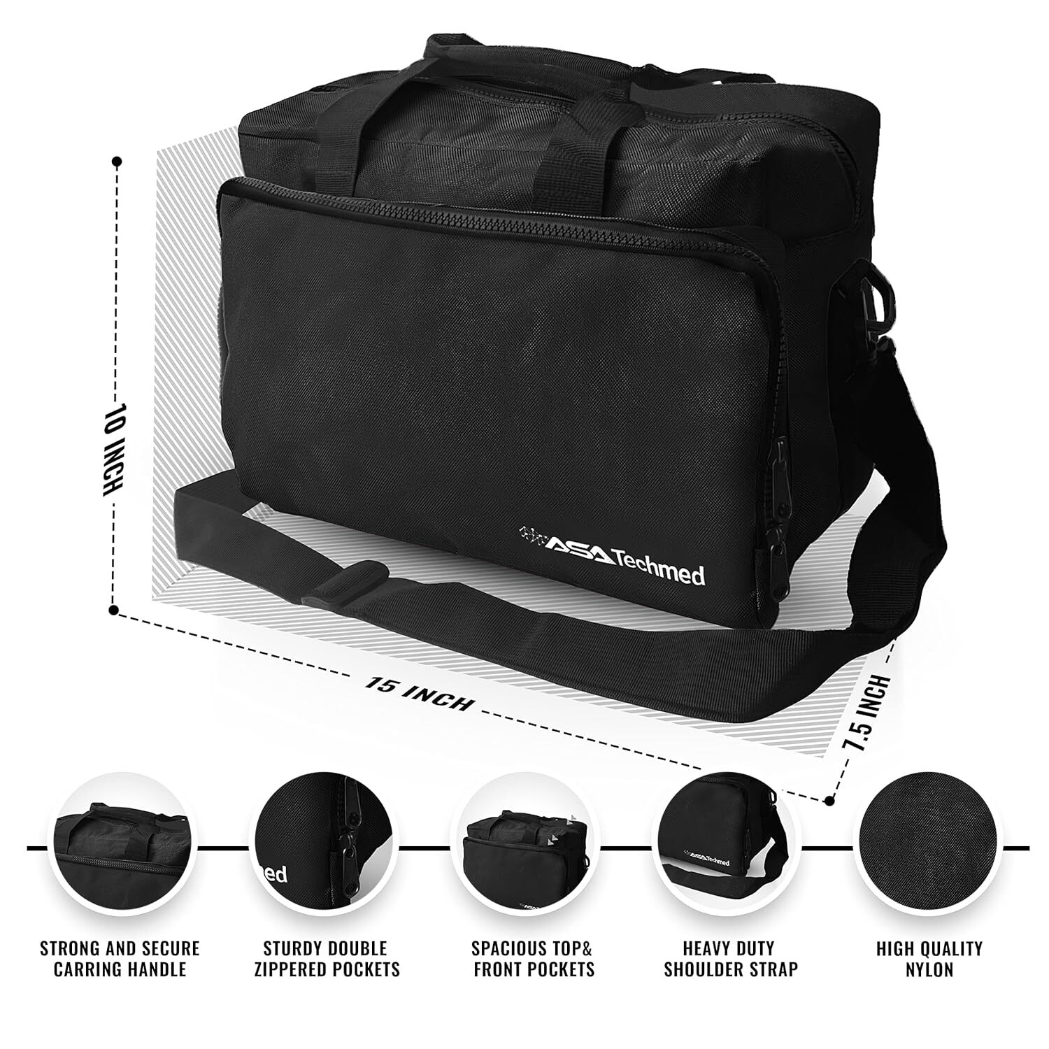 Gift For Nurses – Nursing Bag / Physician Nylon Medical Equipment Bag