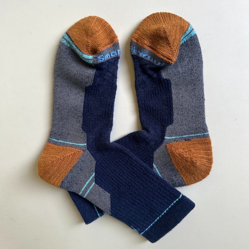 3 Pack Men’s Performance Hike Crew Socks Merino Wool Size Med 3 Colors Smartwool