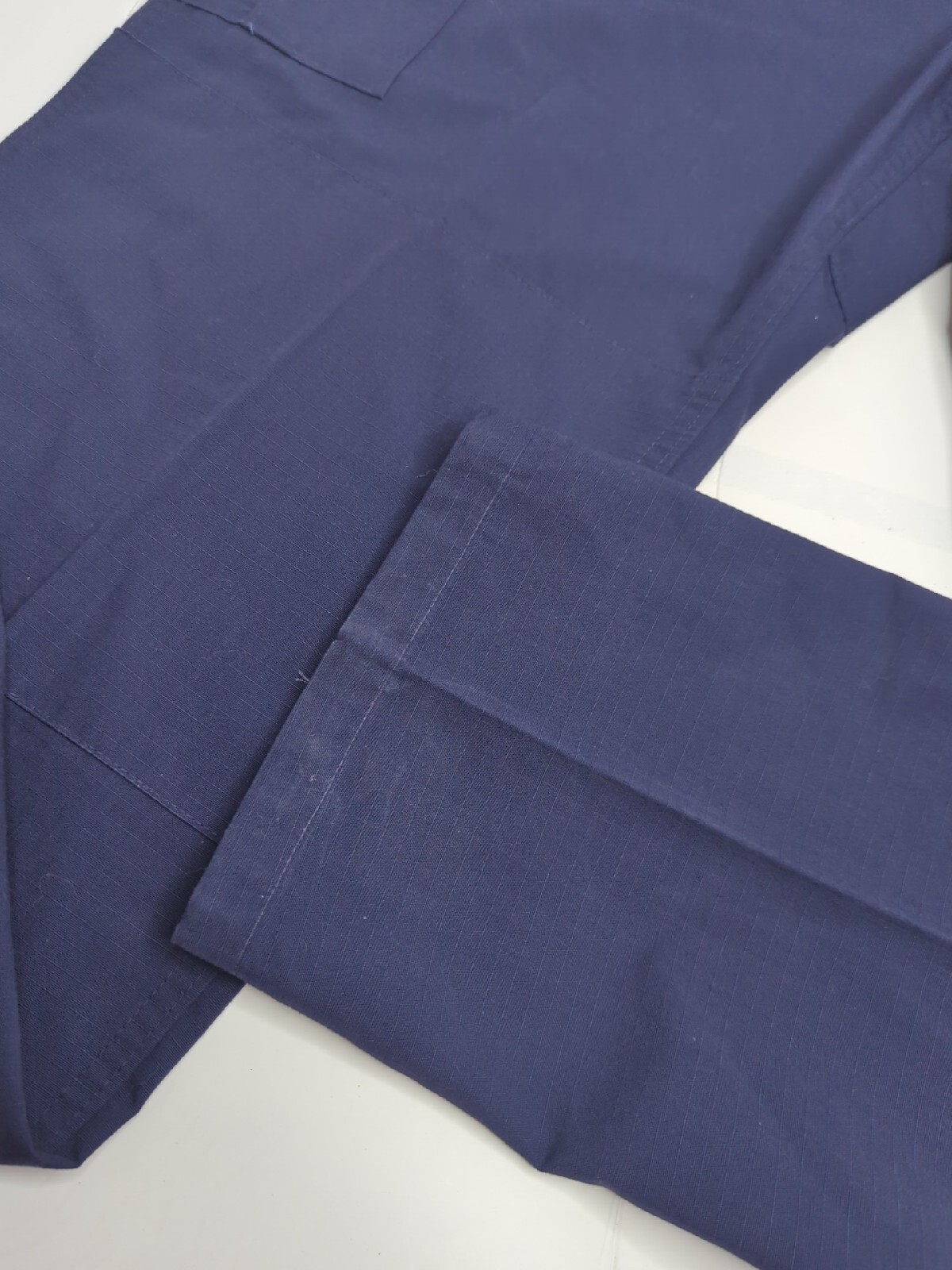 MENS PROPPER FLY POLY COTTON BATTLE RIP PANTS LAPD NAVY L/XL Adjustable Waist