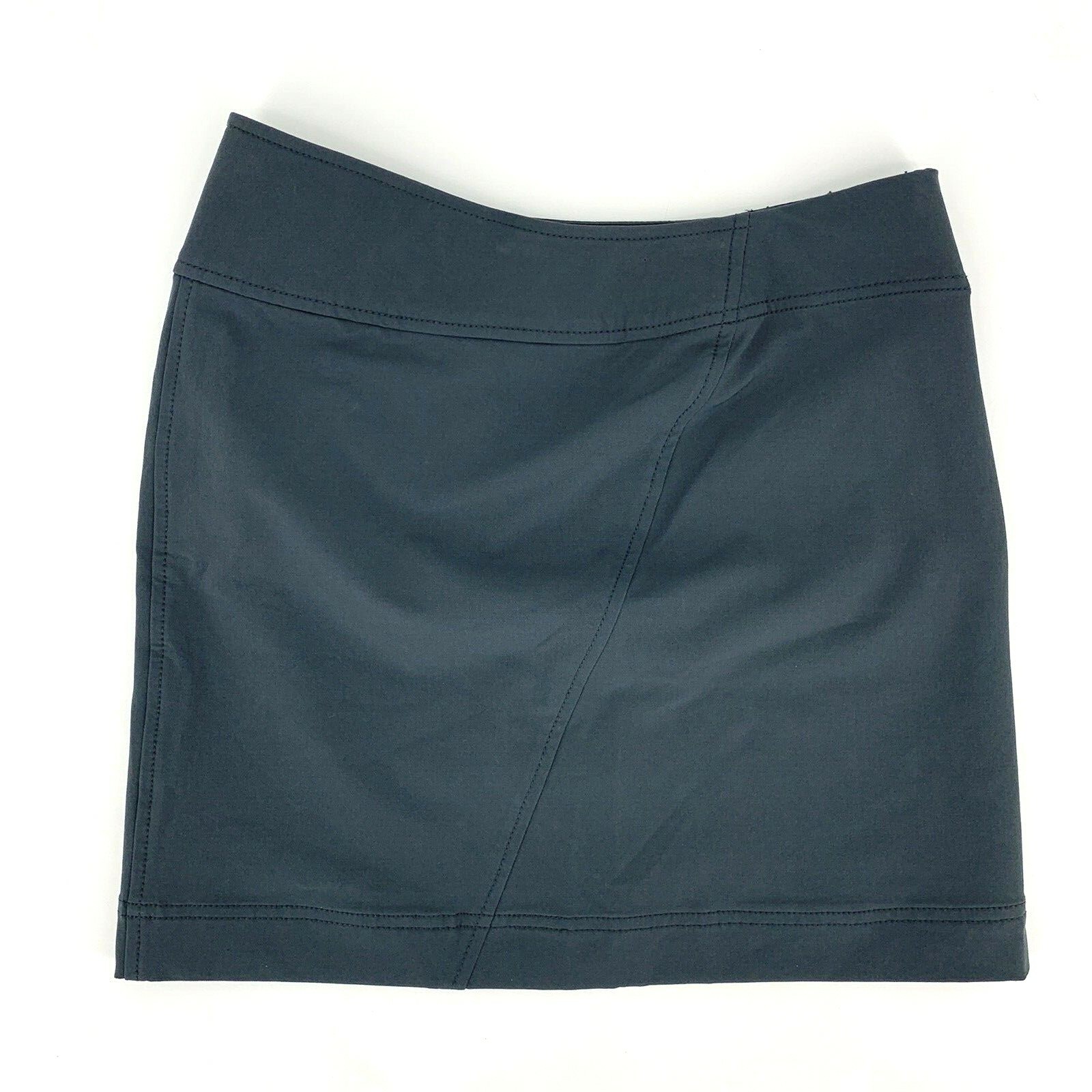 Title Nine Skirt Size 2 Gray Zip Pocket Hiking Golf Active Walking