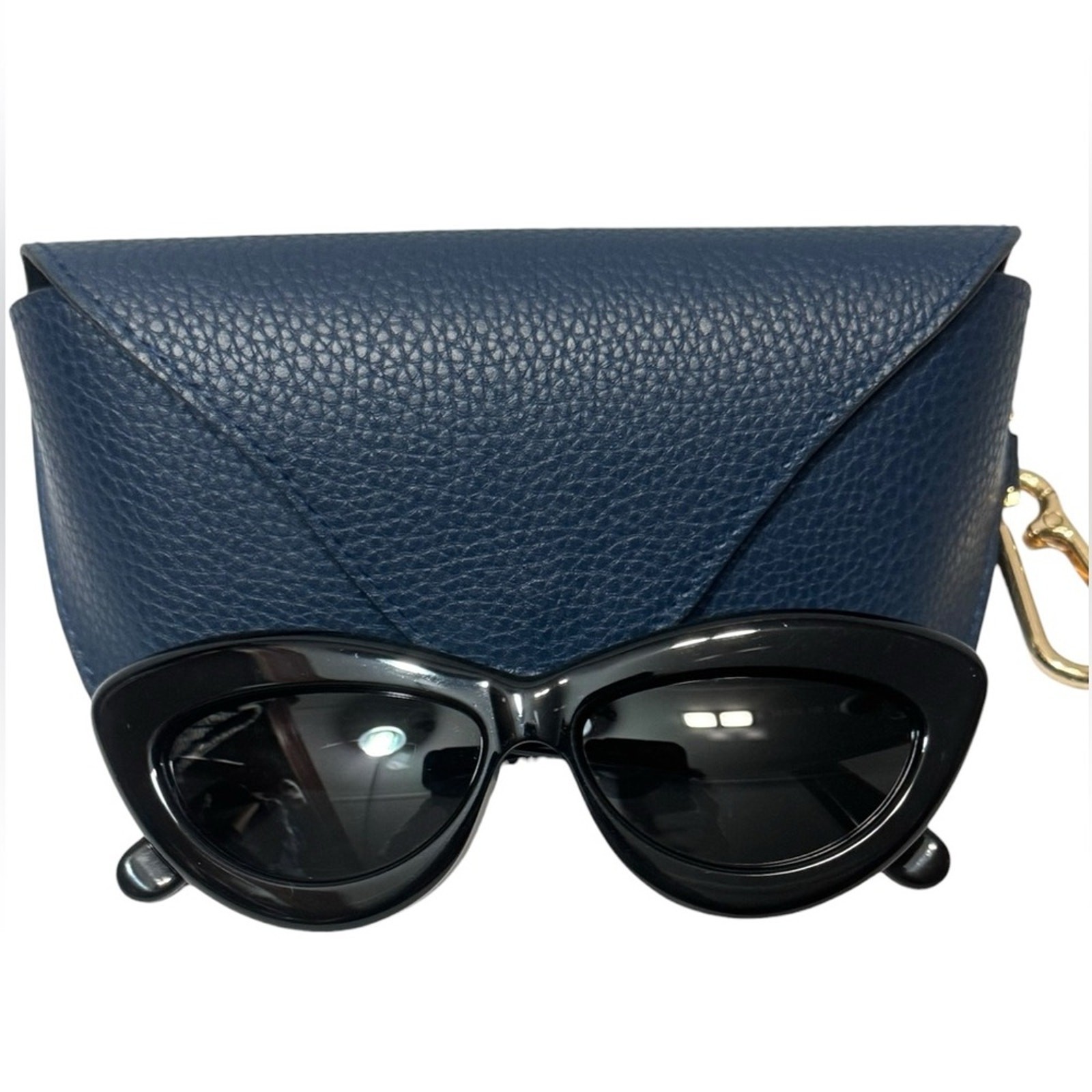LOEWE Curvy Cat Eye Sunglasses Style #: LW40096I w/ BRANDED Case & Dustcloth EUC