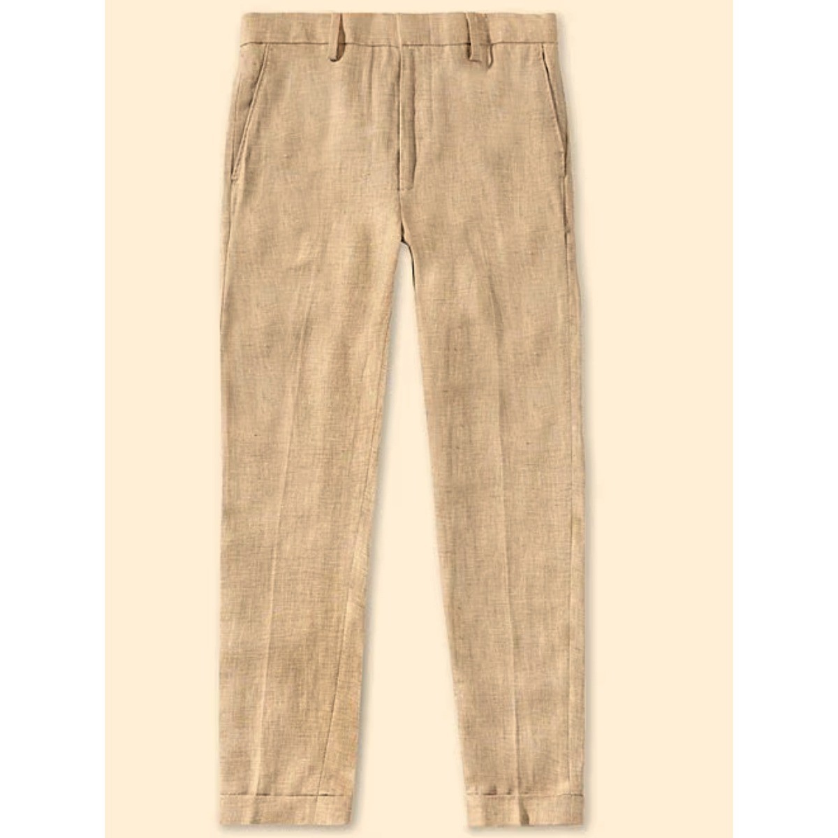 Baird McNutt Murano 100% Linen Pants, Men’s 29×32, Tan Brown Khaki