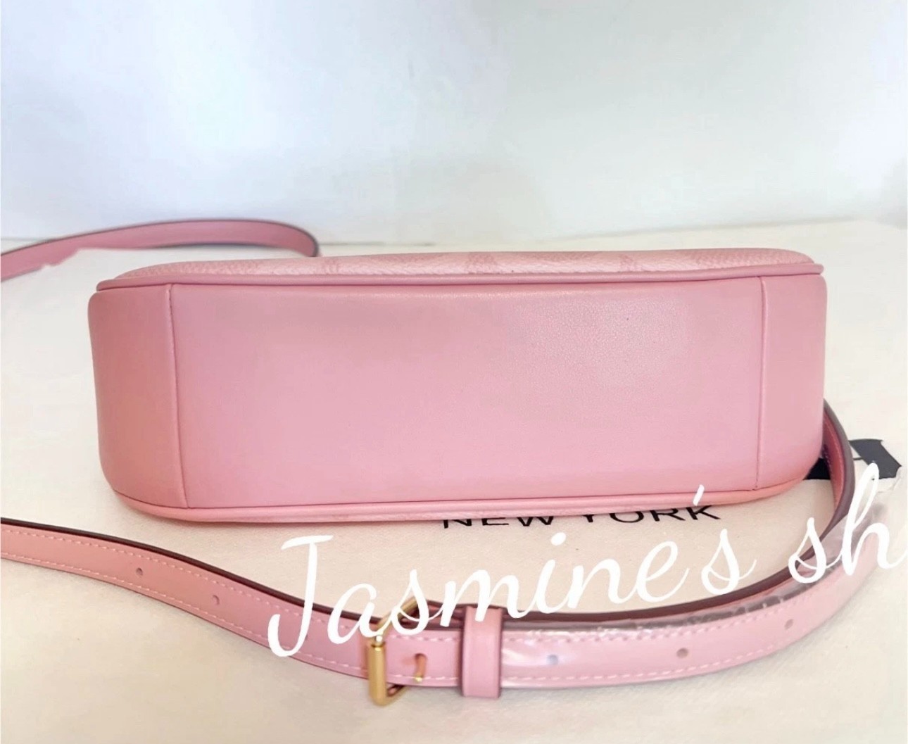 NWT COACH teri shoulder bag Signature Canvas CAL51 powder pink