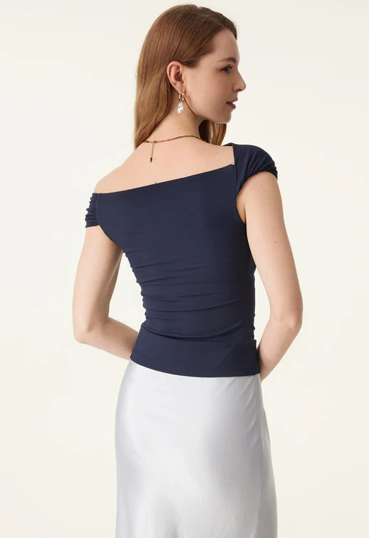 OGL Multi-wear Versatile Necklines Bra Top, Midnight Navy