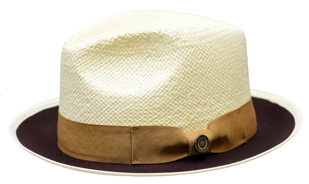Sebastian Snap Brim Straw Hat by Bruno Capelo