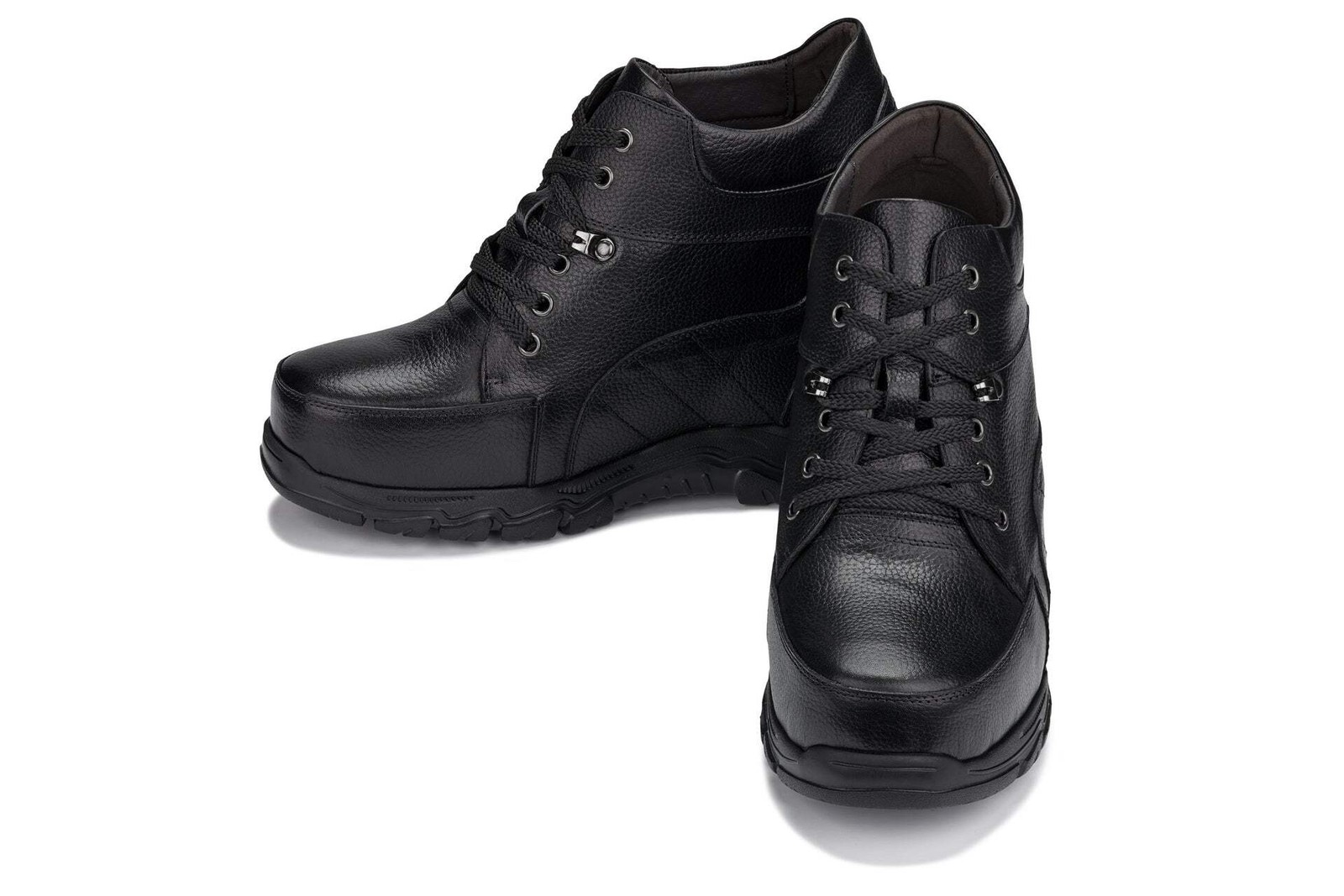 CALDEN K107216 – 5.2 Inches Elevator Height Increase Pebble Grain Leather Shoes