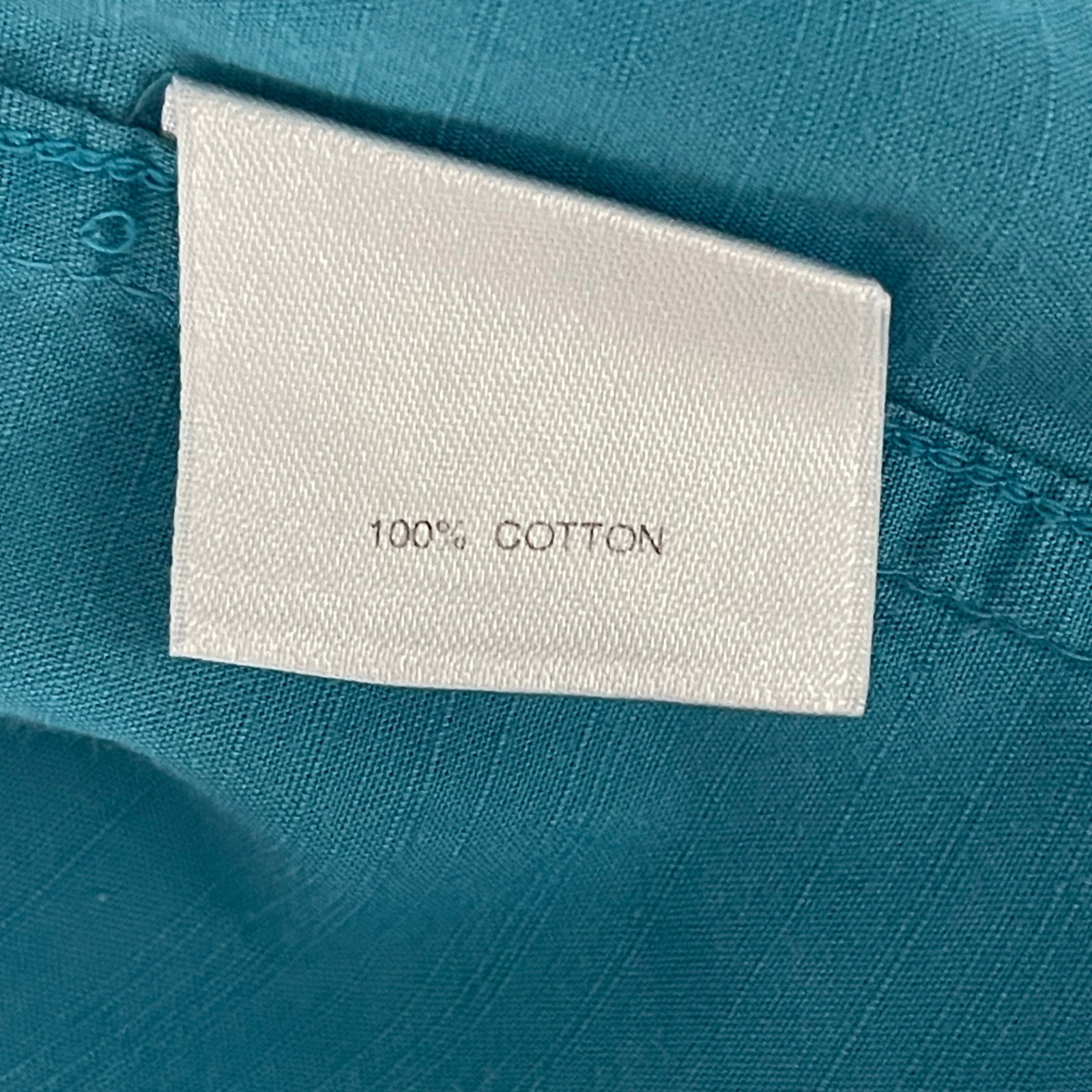 CREMIEUX Collection Men’s Button Down Shirt XXL Teal Casual 100% Cotton