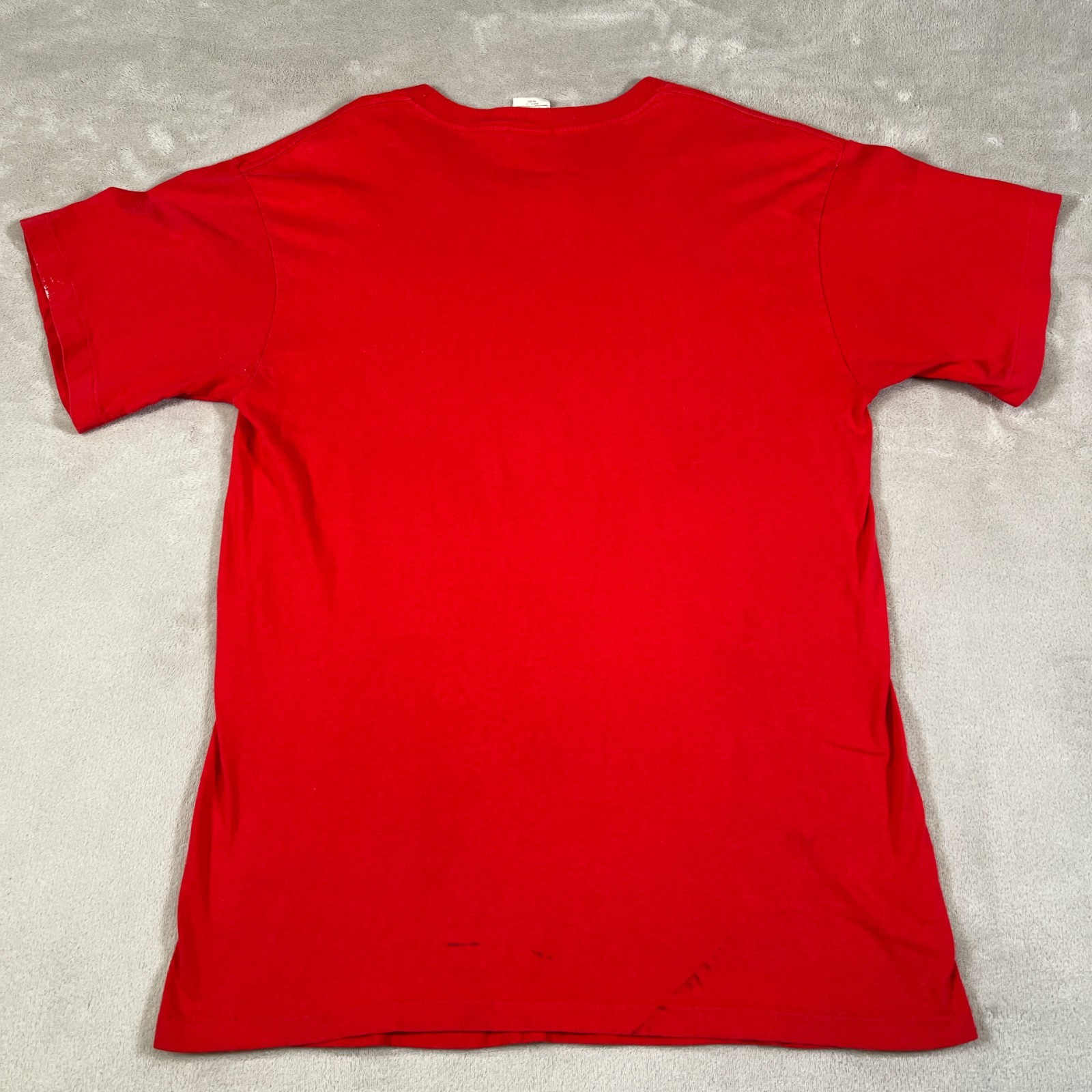 Vintage 90s Nike Michael Jordan T-Shirt Mens Large Red Single Stitch Chicago VTG