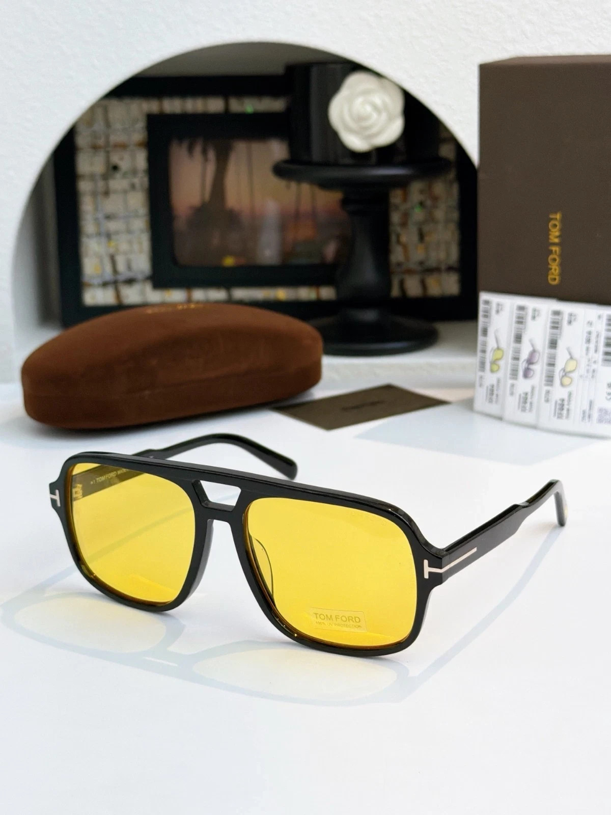 Tom Ford TF884 Oversized Square Sunglasses 60□18-140 UV400 Unisex with box