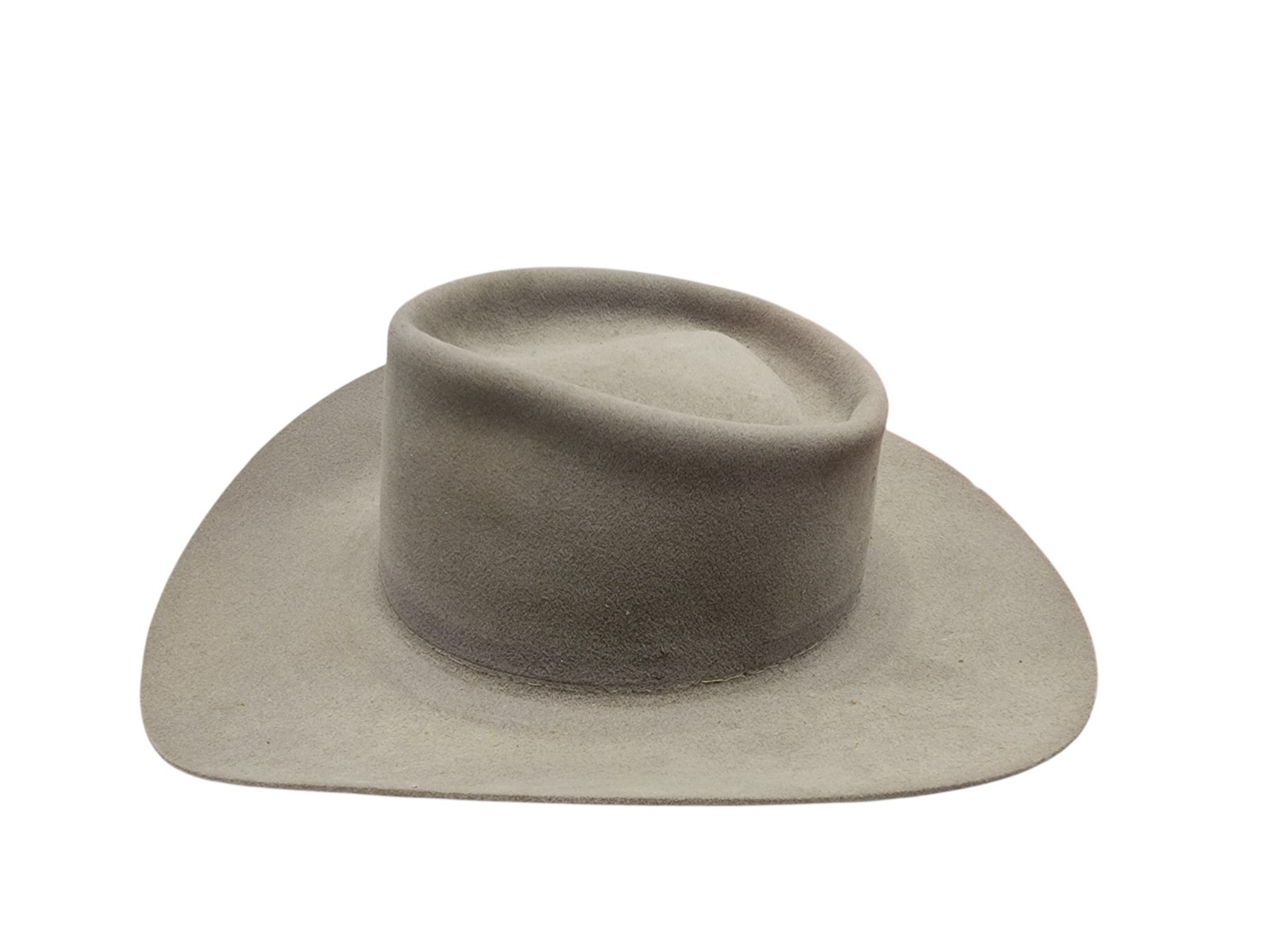 Stetson Stampede Cowboy Hat Smoke Grey 4X Fur Felt Western Hat w/ Box Size 7