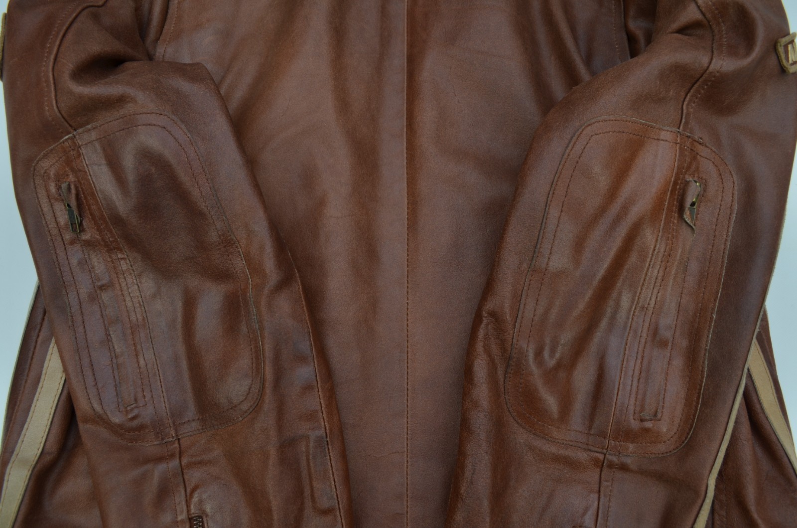 Vintage Superior New York Brogniez American Classic Motorcycle Leather Jacket M
