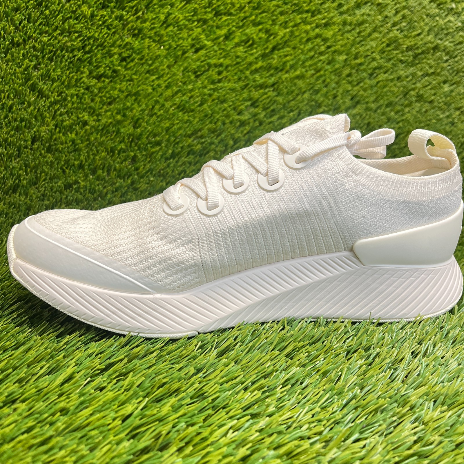 Allbirds Tree Glider Mens Size 8.5 Ivory Athletic Running Knit Shoes Sneakers