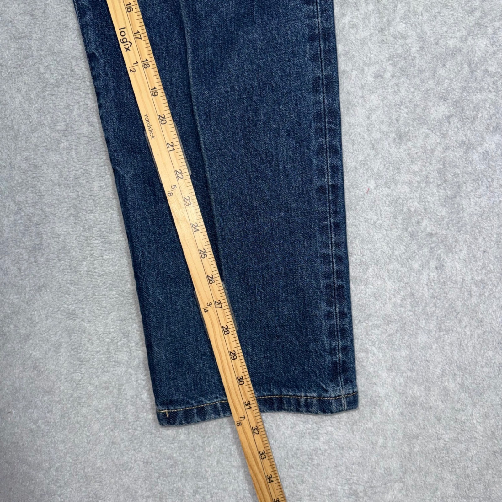 Wallace & Barnes Creased Slant Pocket Japanese Selvedge Denim Jeans Mens 30×31