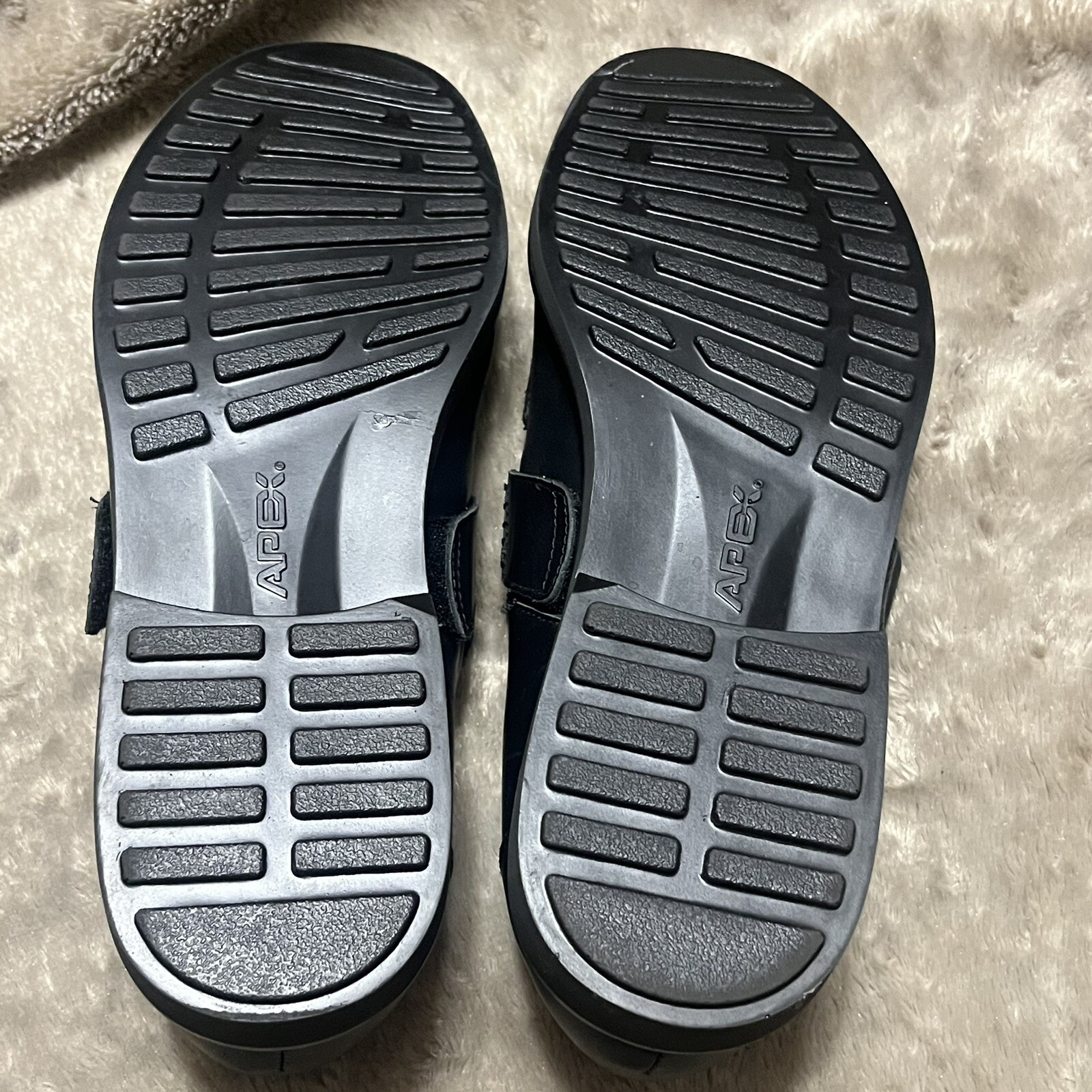 Apex Lexington Slip On Black Leather Comfort Loafers Shoes LT200M Mens11 Wide