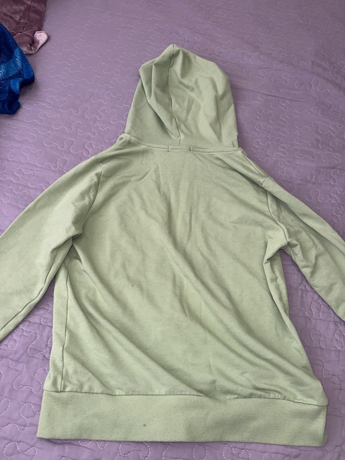 Ambiance Women’s Green Fleece Full Zip Hooded Hoodie Sweatshirt Size M