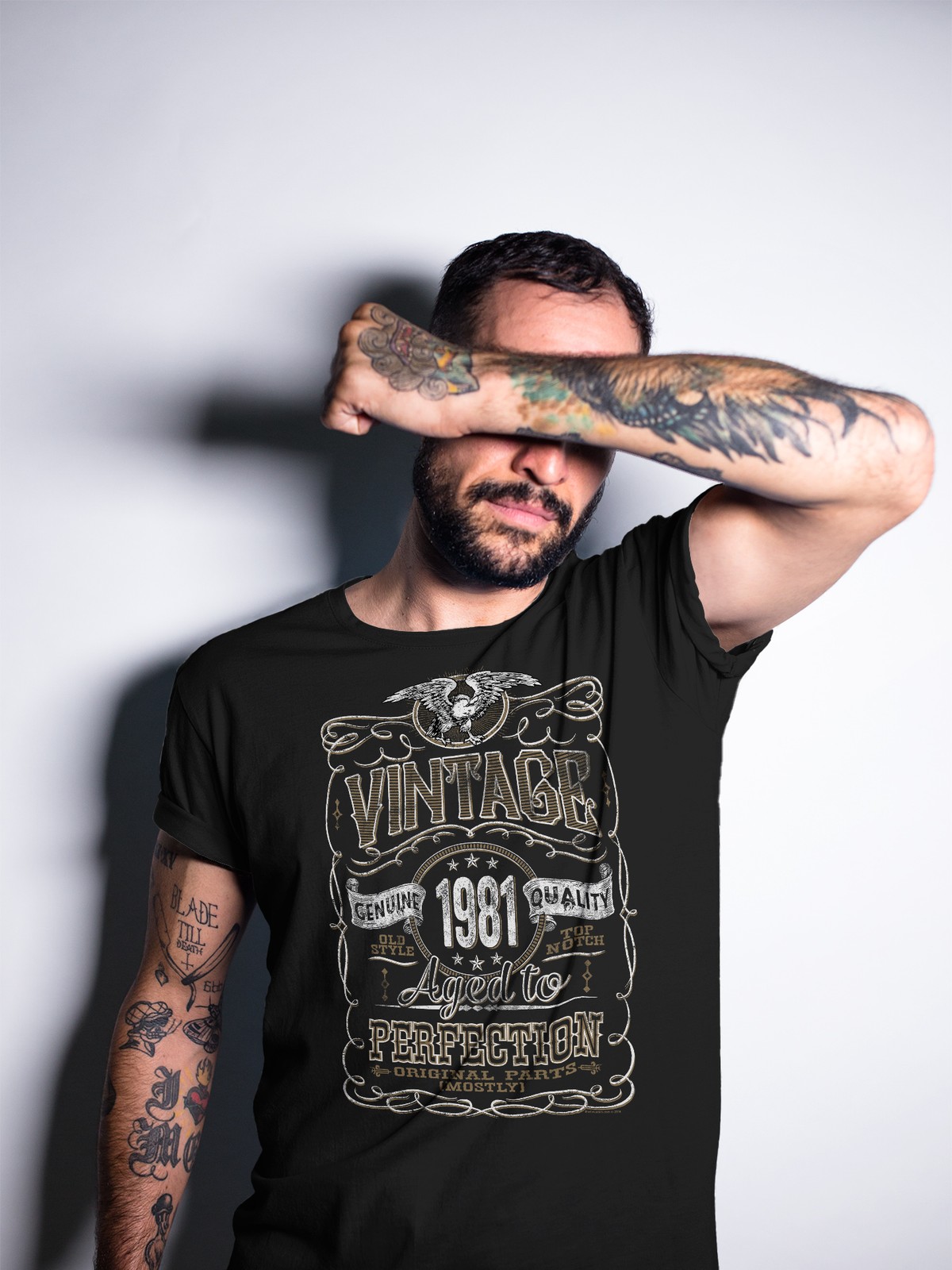 45th Birthday Gift Shirt For Men – Vintage 1981 Aged To Perfection
