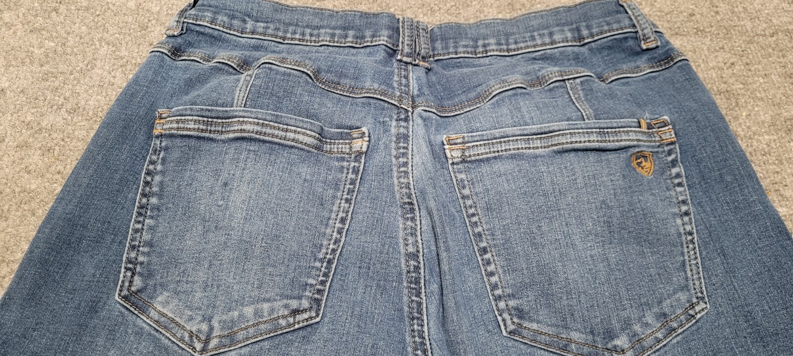 Kuhl Denim Jeans Women’s 12 Reg Stretch Straight Leg High Rise Comfy Outdoor