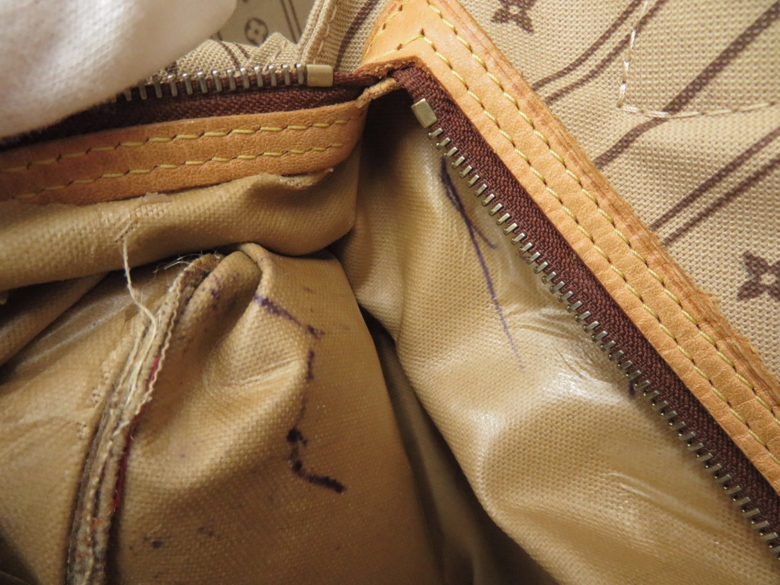 Authentic Louis Vuitton Monogram Neverfull GM Tote Bag Handbag F#53203