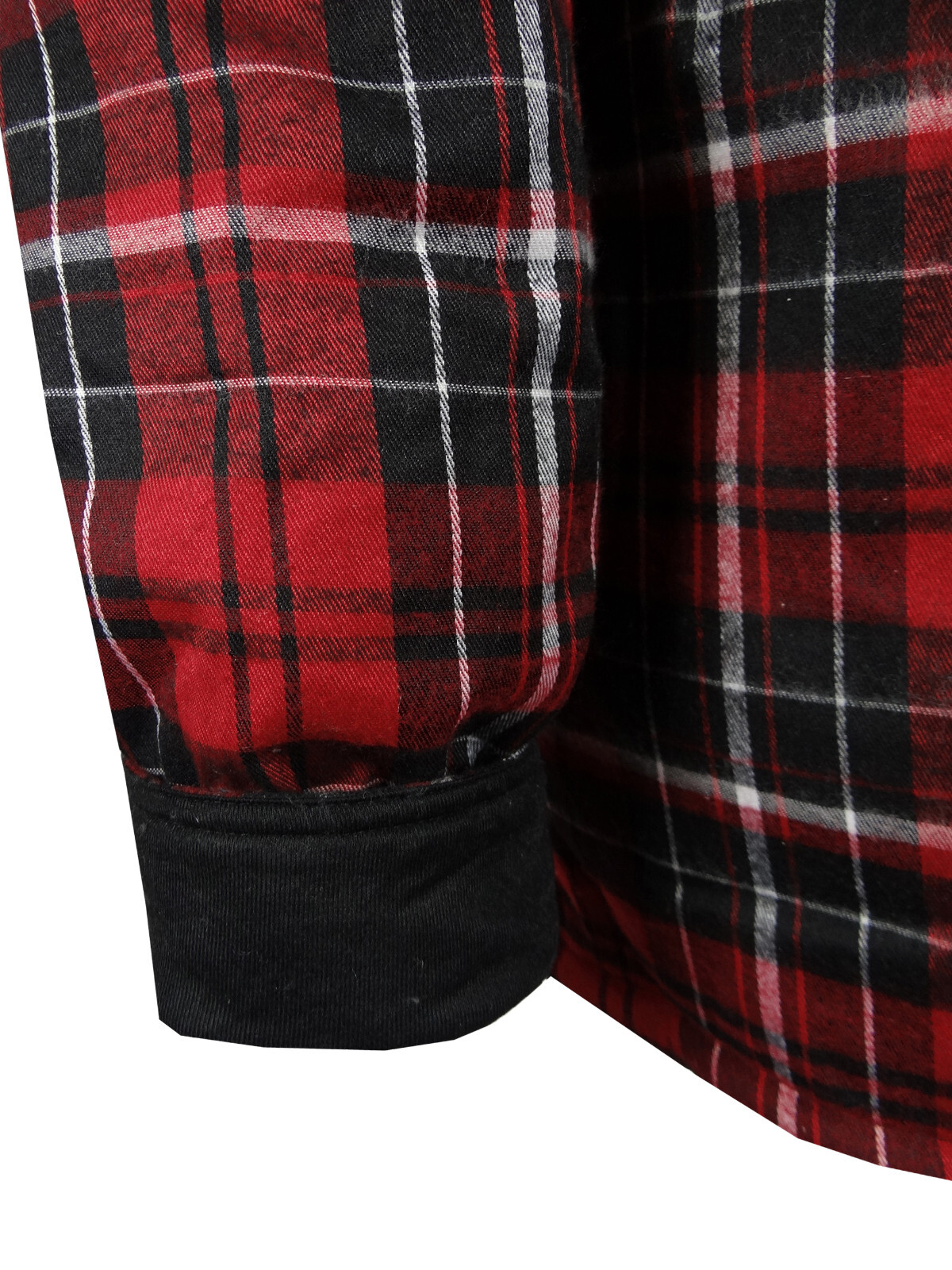 Men Flannel Plaid Shirt Jacket Sherpa Lining Warm ALL COTTON 4 Pockets Button Up