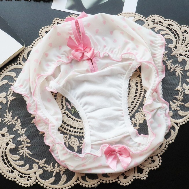 3 Pack Lot Sexy Girls Womens Panties Briefs Rullfle Underwear Lingeries Sissy